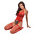 Aylin lace net suspender halter bodystocking | Pearl & Poseidon