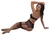 Lourdes oil shine suspender stockings Cuban heel and back seam | Pearl & Poseidon