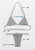 Marquise sheer nylon bikini bralette thong set sizing chart measurements | Pearl & Poseidon