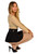 The Savante glossy nylon top skater skirt glossy tights 3 piece set  | Pearl & Poseidon