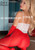 Customer demonstrates how to wear zipper glossy pantyhose Ceres |Pearl & Poseidon