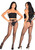 Opale oil shine crotchless pantyhose wet look tights | Pearl & Poseidon