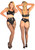 Nikkale vinyl faux leather shiny garter belt slip with 6 hosiery hooks | Pearl & Poseidon