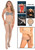 The Vixen glossy sheer nylon bodysuit stockings gloves 3 piece set  | Pearl & Poseidon
