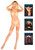 The Showstopper glossy sheer nylon dress stockings gloves 3 piece set  | Pearl & Poseidon