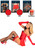 The Coquette glossy nylon skater skirt stay up stockings gloves 3 piece set  | Pearl & Poseidon