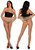 Ultra shiny seamless pantyhose extra stretch plus size with sheer waist | Pearl & Poseidon