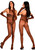 Loire glossy body stocking sleeveless with high neck | Pearl & Poseidon