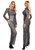 Sahara sheer micro mesh long sleeve leopard maxi dress | Pearl & Poseidon