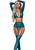 Amphitrite mesh net 4 piece lingerie set | Pearl & Poseidon