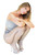 Ambrosia pearlescent crotchless pantyhose sheer shimmer tights | Pearl & Poseidon