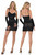 Fiona shiny cami lingerie dress with finger gloves set | Pearl & Poseidon