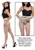 Caldiz wet look oil shine seamless stretchy pantyhose with sheer wide waist | Pearl & Poseidon