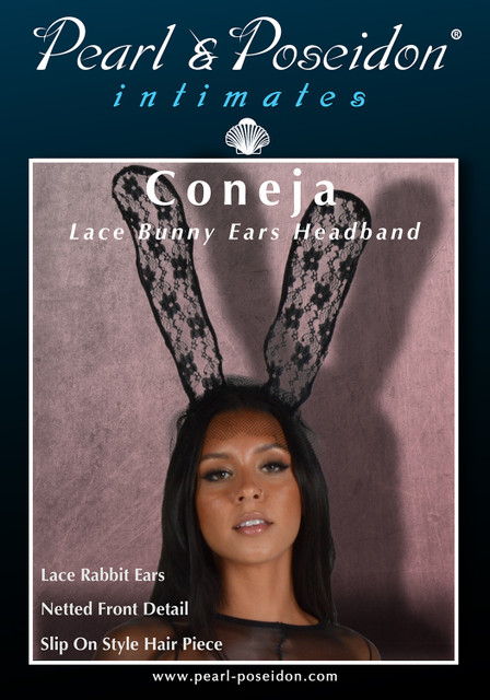 Coneja lace bunny ears headband lingerie accessory | Pearl & Poseidon