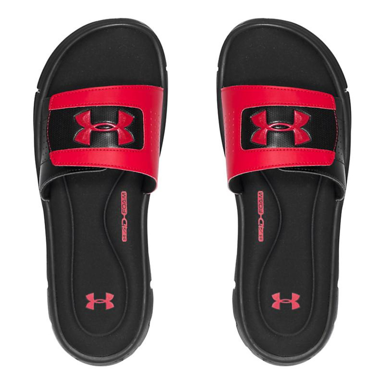 red under armour sandals