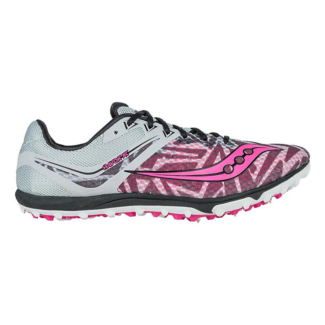 saucony pink spikes