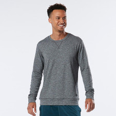 Men's R-Gear Every Day Crew Neck Long Sleeve|color-Charcoal Men's R-Gear Every Day Crew Neck Long Sleeve|color-Charcoal
