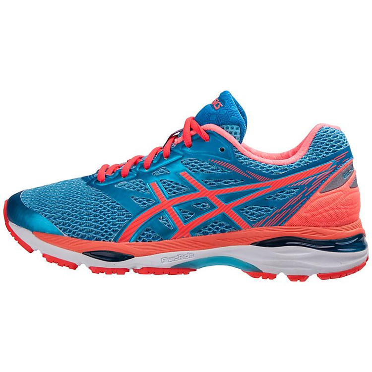 asics women's gel cumulus 18 running shoes - aqua blue/lavender/blue