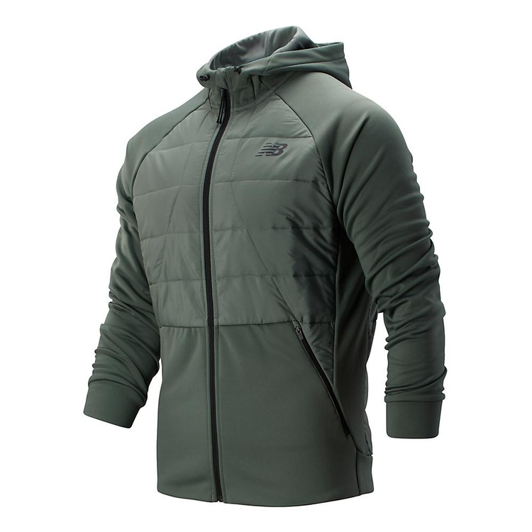 new balance long padded jacket