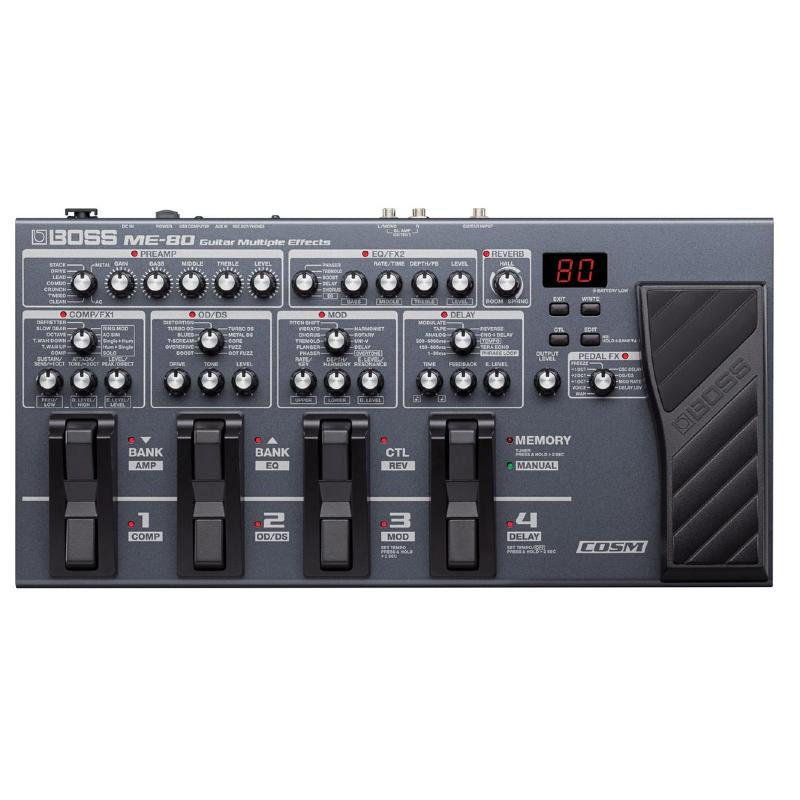 MULTI-EFFET GUITARE BOSS ME-80 | paul-beuscher.com