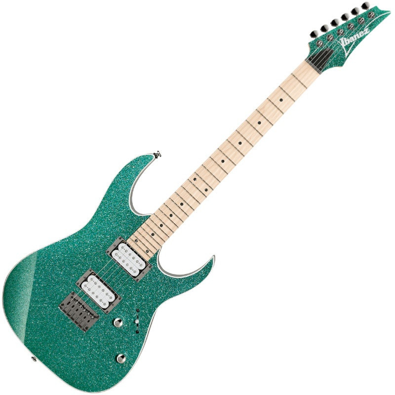 GUITARE ELECTRIQUE SOLID BODY IBANEZ RG421MSP TSP TURQUOISE