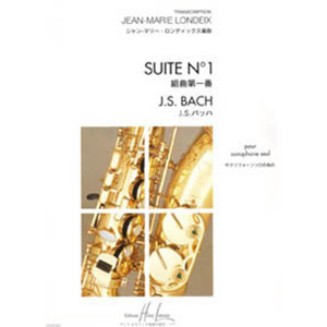 BACH JEAN SEBASTIEN - SUITE N°1 - SAXOPHONE SOLO