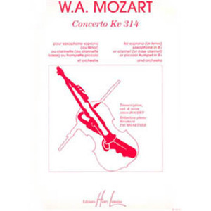 MOZART W.A. - CONCERTO KV314 - CLARINETTE OU SAXOPHONE OU TROMPETTE ET PIANO