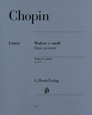 CHOPIN FREDERIC - VALSE OPUS POSTHUME EN MI MINEUR - PIANO