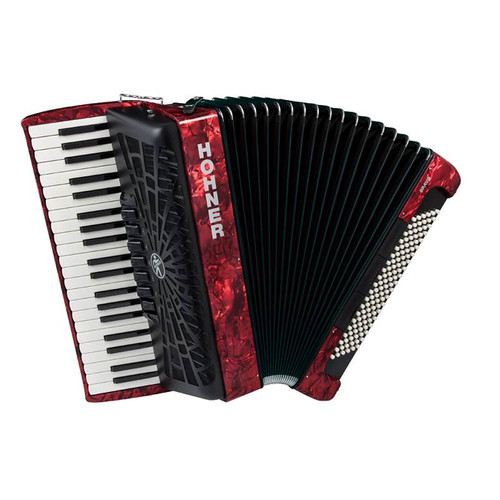 ACCORDEON PIANO HOHNER BRAVO III 120 ROUGE