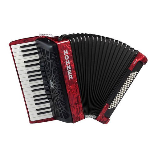ACCORDEON PIANO HOHNER BRAVO III 80 ROUGE