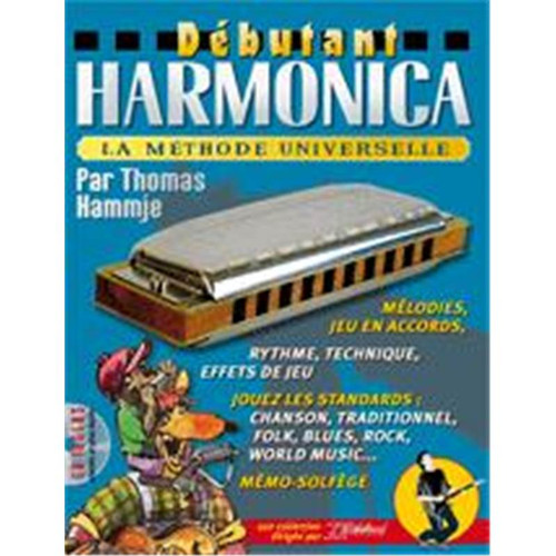 HAMMJE THOMAS - DEBUTANT HARMONICA LA METHODE UNIVERSELLE + CD