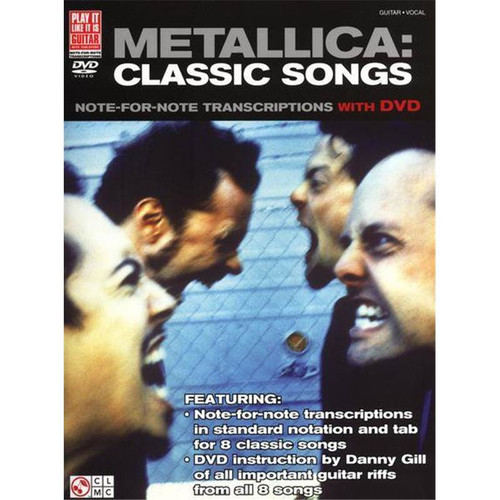 METALLICA - CLASSIC SONGS GUITAR + DVD