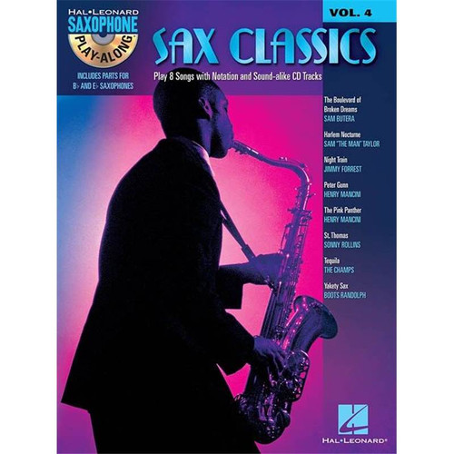COMPILATION - SAXOPHONE PLAY-ALONG VOLUME 4 SAX CLASSICS + CD
