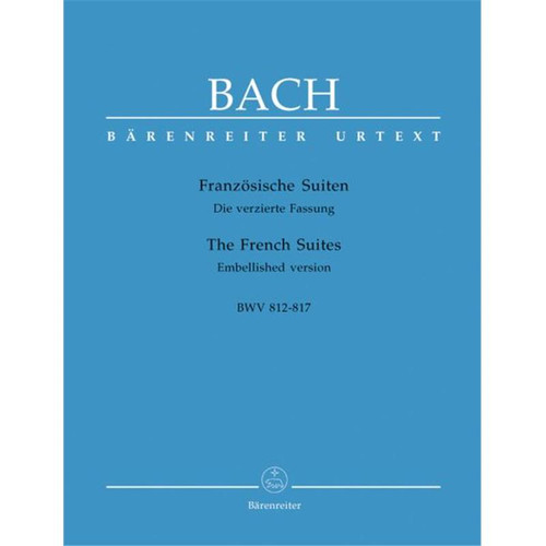 BACH JEAN SEBASTIEN - SUITES FRANCAISES BWV 812 A 817 PIANO