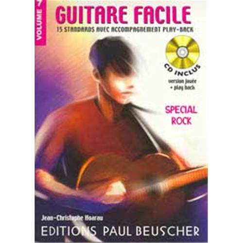HOARAU JC - GUITARE FACILE VOL.7 SPECIAL ROCK + CD - GUITARE