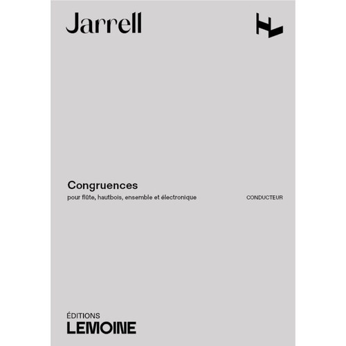Jarrell Michael - Congruences - Flute-midi, Hautbois et Ensemble (conducteur)