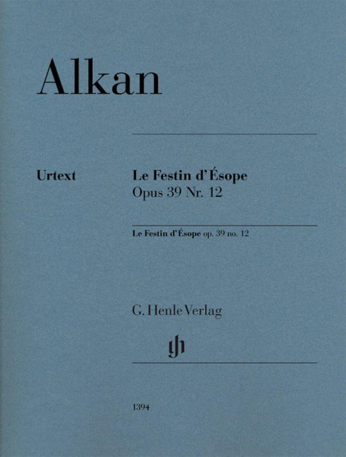 ALKAN CHARLES VALENTIN - LE FESTIN D'ESOPE OPUS 39 N12 - PIANO