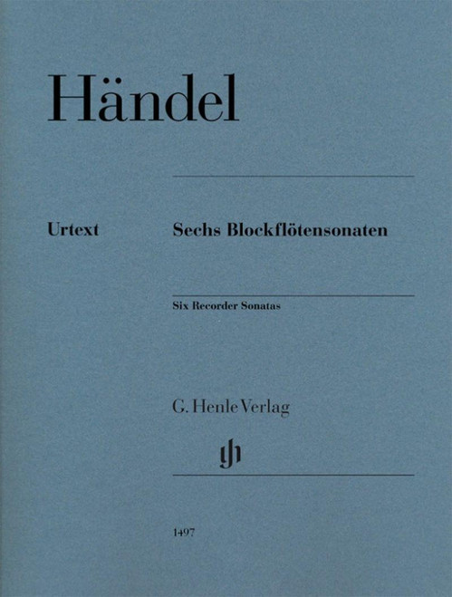 HAENDEL GEORG FRIEDRICH - SIX SONATES - FLUTE A BEC ALTO ET PIANO