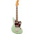 vue de face de la GUITARE ELECTRIQUE SQUIER CLASSIC VIBE 70s JAGUAR - Surf Green