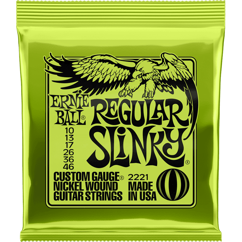 Jeu de Cordes Guitare Electrique Ernie Ball Eb 2221 Regular 10/46