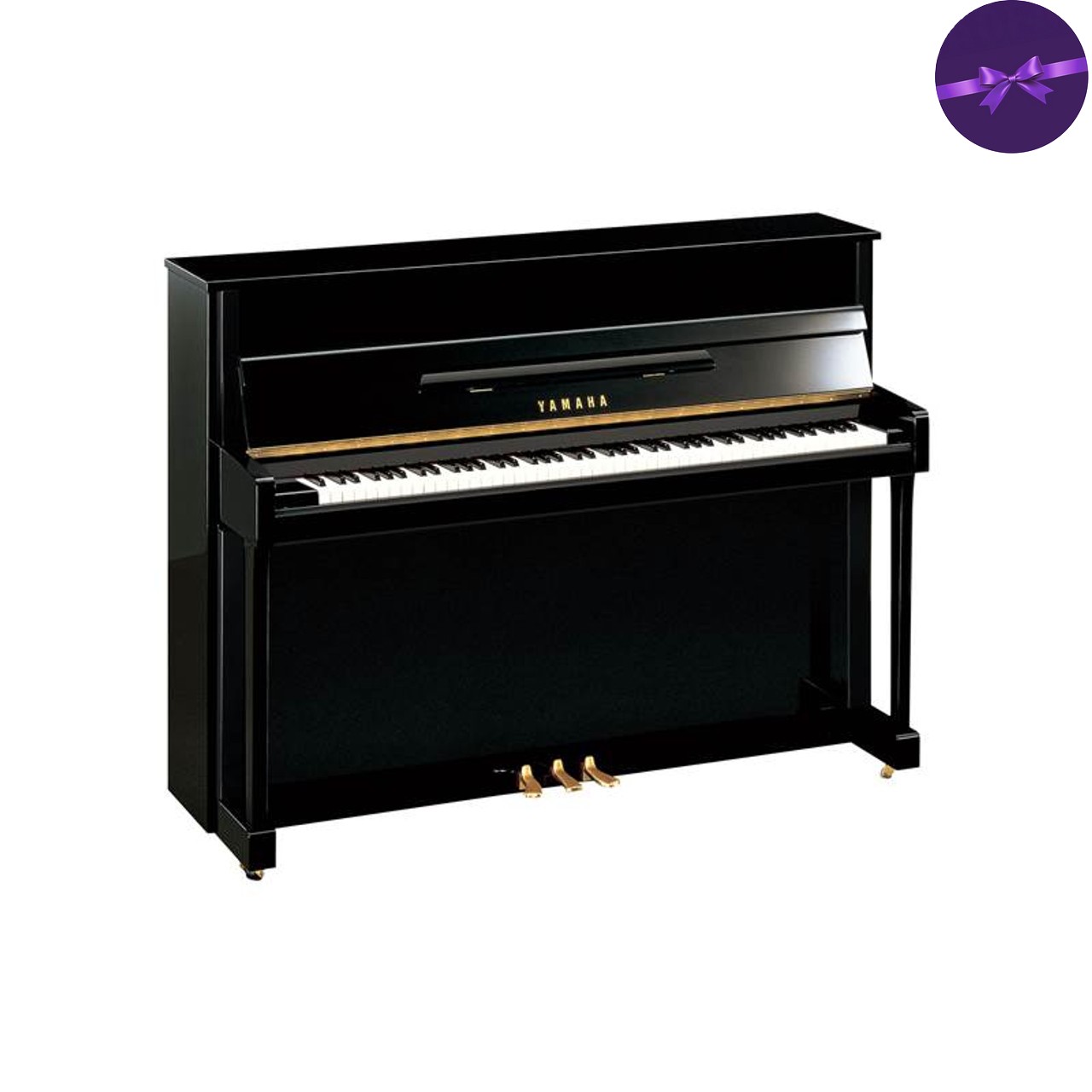 Piano Droit Yamaha B2E PE Noir Brillant