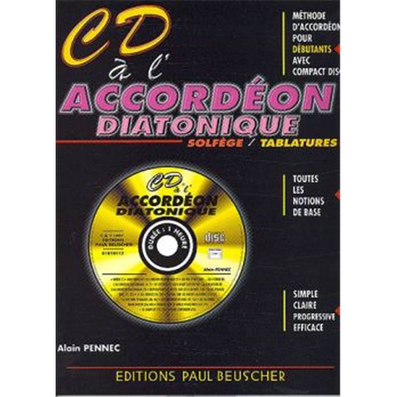 Pennec Alain - Cd A L'accordeon Diatonique + Cd