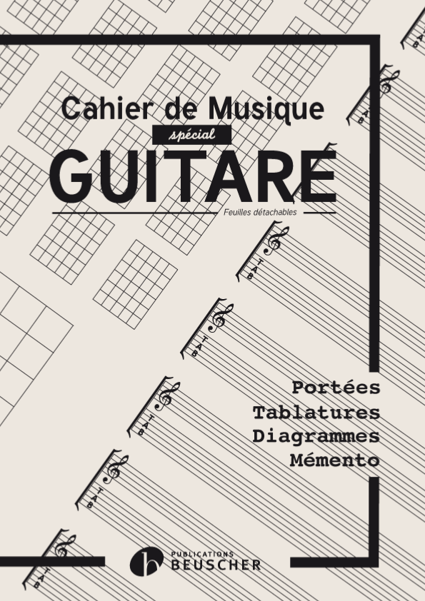 Cahier de Musique Special Guitare Bg