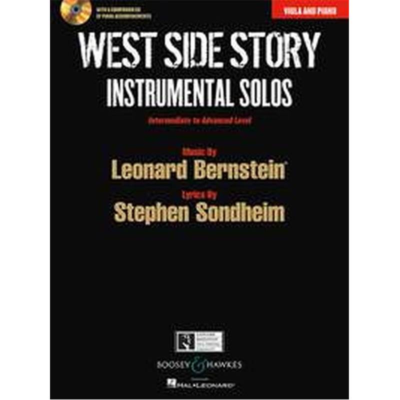 Bernstein Leonard - West Side Story Instrumental Solos + Cd (10 Pieces) -  Alto et Piano