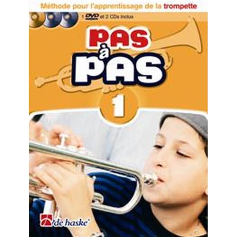 Kastelein Jaap - Pas A Pas Methode de Trompette Vol.1 avec accès audio