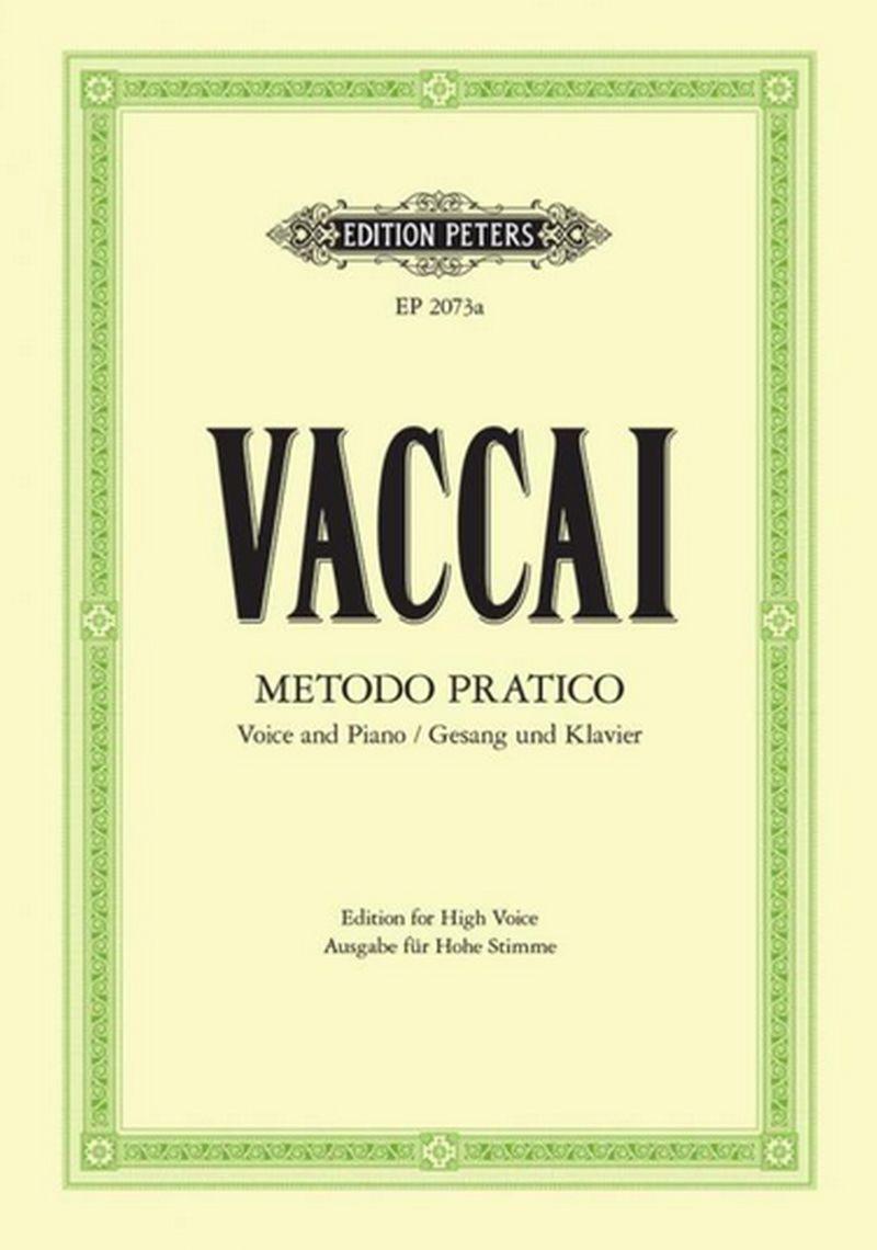 Vaccai Nicola - Methode Pratique (it-all-fr-ang) - Voix Haute et Piano