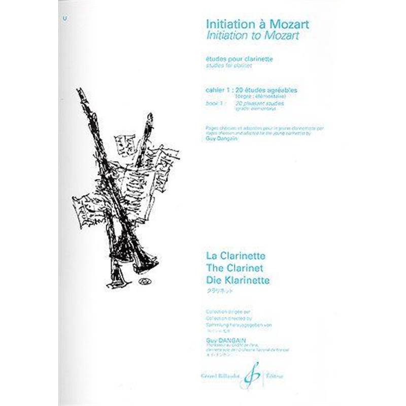 Mozart W.A. - Initiation A Mozart Vol.1 20 Etudes Agreables pour Niveaux Elementaires