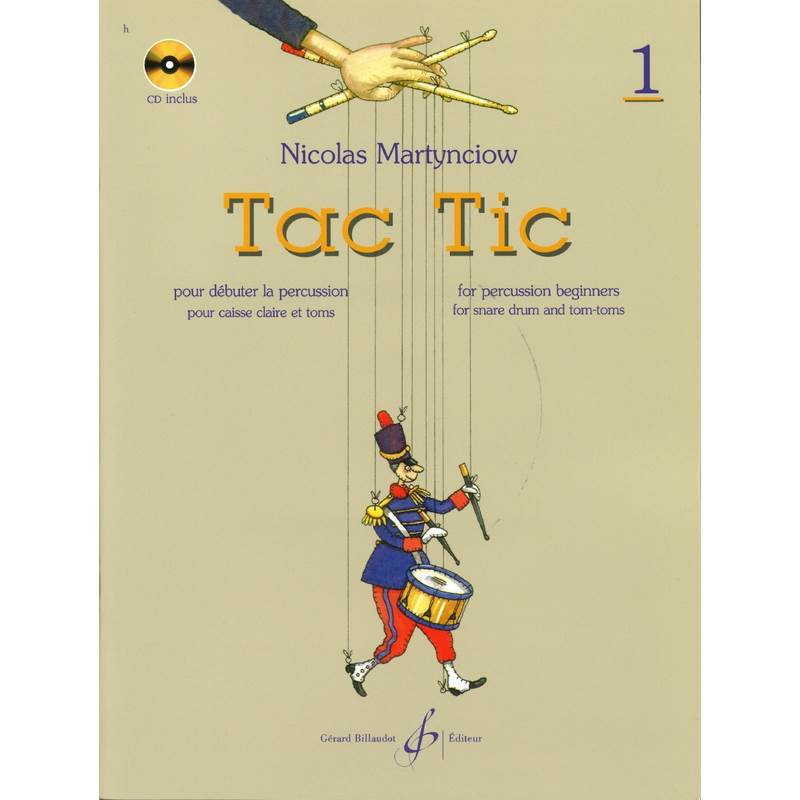 Martynciow Nicolas - Tac Tic Vol.1 Methode pour Debuter la Percussion + Cd