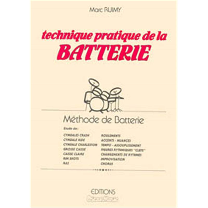 Ruimy Marc - Technique Pratique de la Batterie - Batterie