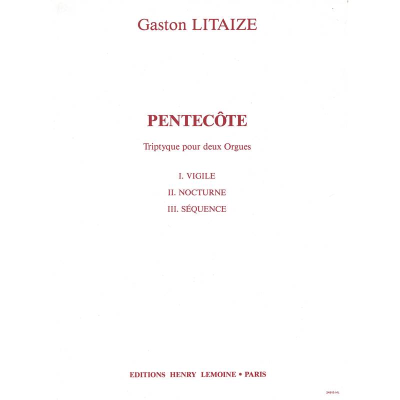 Litaize G - Pentecote - 2 Orgues